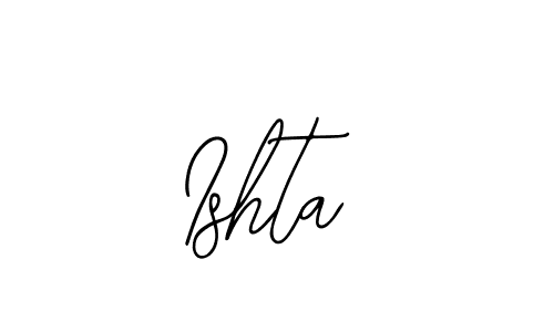 Make a beautiful signature design for name Ishta. With this signature (Bearetta-2O07w) style, you can create a handwritten signature for free. Ishta signature style 12 images and pictures png