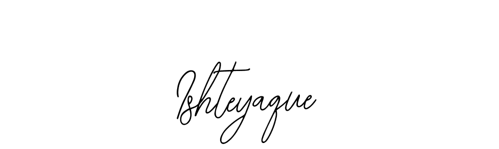 Make a beautiful signature design for name Ishteyaque. Use this online signature maker to create a handwritten signature for free. Ishteyaque signature style 12 images and pictures png