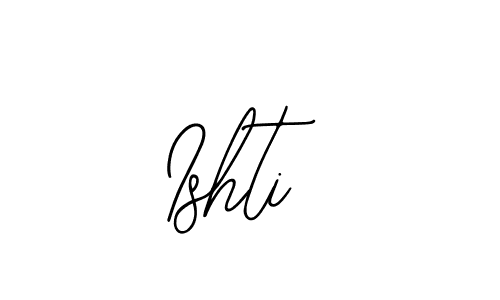 The best way (Bearetta-2O07w) to make a short signature is to pick only two or three words in your name. The name Ishti include a total of six letters. For converting this name. Ishti signature style 12 images and pictures png