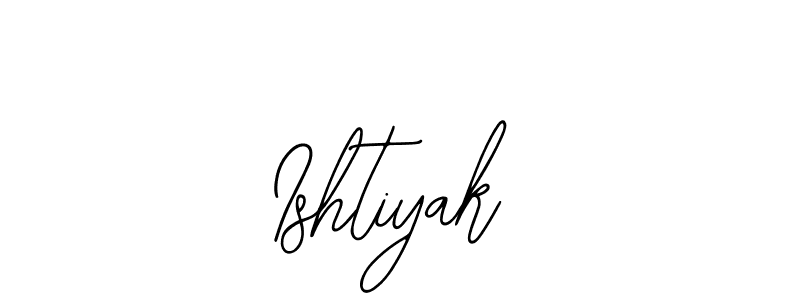 Bearetta-2O07w is a professional signature style that is perfect for those who want to add a touch of class to their signature. It is also a great choice for those who want to make their signature more unique. Get Ishtiyak name to fancy signature for free. Ishtiyak signature style 12 images and pictures png