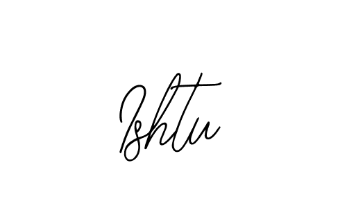 Similarly Bearetta-2O07w is the best handwritten signature design. Signature creator online .You can use it as an online autograph creator for name Ishtu. Ishtu signature style 12 images and pictures png