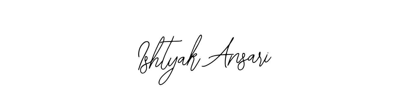 See photos of Ishtyak Ansari official signature by Spectra . Check more albums & portfolios. Read reviews & check more about Bearetta-2O07w font. Ishtyak Ansari signature style 12 images and pictures png