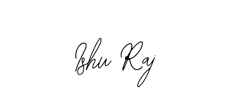 How to make Ishu Raj name signature. Use Bearetta-2O07w style for creating short signs online. This is the latest handwritten sign. Ishu Raj signature style 12 images and pictures png