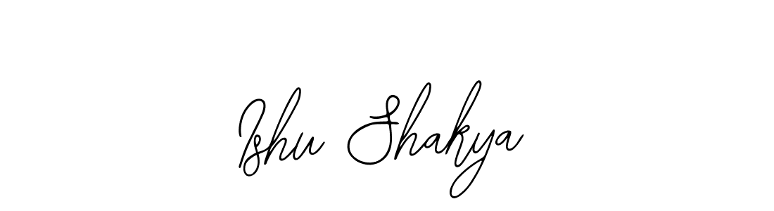 Use a signature maker to create a handwritten signature online. With this signature software, you can design (Bearetta-2O07w) your own signature for name Ishu Shakya. Ishu Shakya signature style 12 images and pictures png