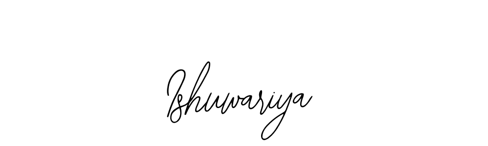 Make a beautiful signature design for name Ishuwariya. Use this online signature maker to create a handwritten signature for free. Ishuwariya signature style 12 images and pictures png