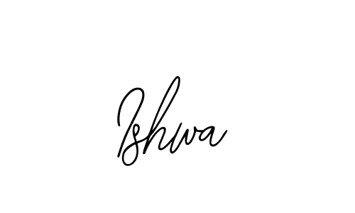 if you are searching for the best signature style for your name Ishwa. so please give up your signature search. here we have designed multiple signature styles  using Bearetta-2O07w. Ishwa signature style 12 images and pictures png