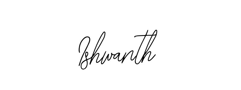 Use a signature maker to create a handwritten signature online. With this signature software, you can design (Bearetta-2O07w) your own signature for name Ishwanth. Ishwanth signature style 12 images and pictures png