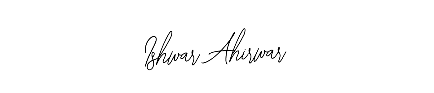 Create a beautiful signature design for name Ishwar Ahirwar. With this signature (Bearetta-2O07w) fonts, you can make a handwritten signature for free. Ishwar Ahirwar signature style 12 images and pictures png