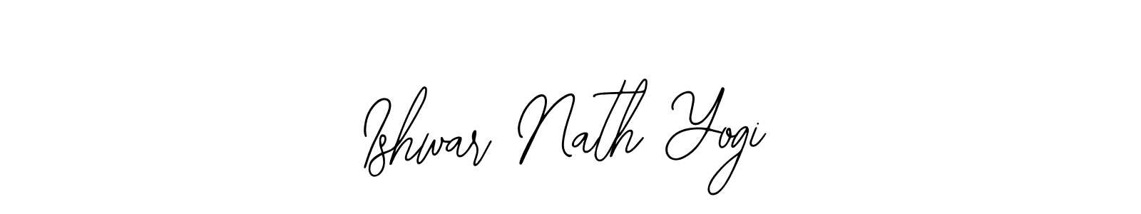 The best way (Bearetta-2O07w) to make a short signature is to pick only two or three words in your name. The name Ishwar Nath Yogi include a total of six letters. For converting this name. Ishwar Nath Yogi signature style 12 images and pictures png