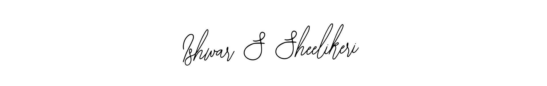 Design your own signature with our free online signature maker. With this signature software, you can create a handwritten (Bearetta-2O07w) signature for name Ishwar S Sheelikeri. Ishwar S Sheelikeri signature style 12 images and pictures png