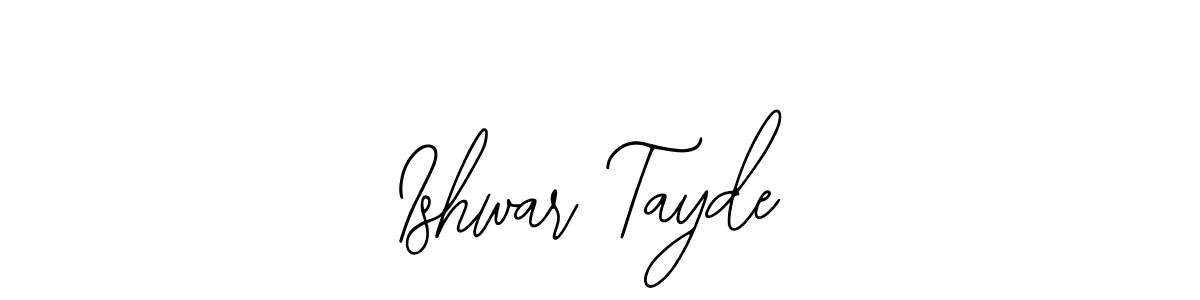 Design your own signature with our free online signature maker. With this signature software, you can create a handwritten (Bearetta-2O07w) signature for name Ishwar Tayde. Ishwar Tayde signature style 12 images and pictures png