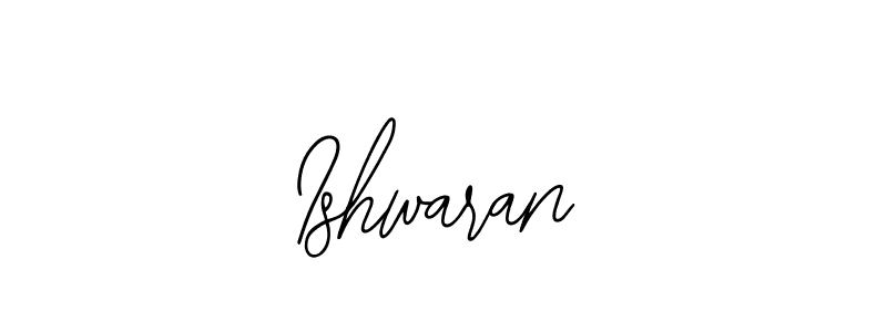Use a signature maker to create a handwritten signature online. With this signature software, you can design (Bearetta-2O07w) your own signature for name Ishwaran. Ishwaran signature style 12 images and pictures png