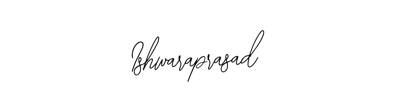 You should practise on your own different ways (Bearetta-2O07w) to write your name (Ishwaraprasad) in signature. don't let someone else do it for you. Ishwaraprasad signature style 12 images and pictures png