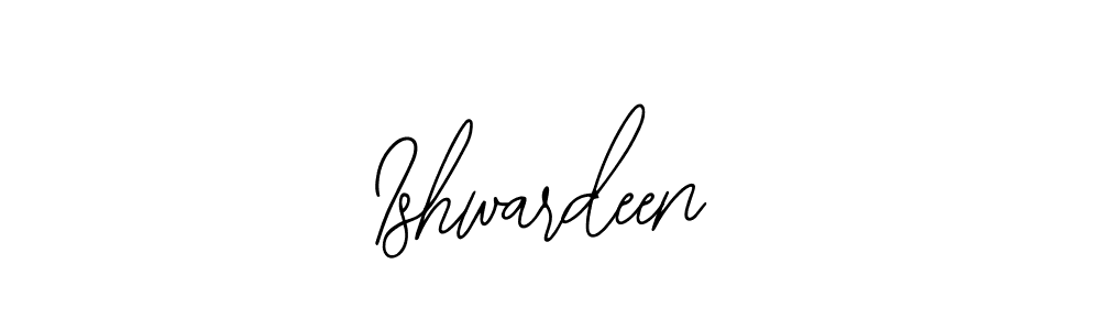 Bearetta-2O07w is a professional signature style that is perfect for those who want to add a touch of class to their signature. It is also a great choice for those who want to make their signature more unique. Get Ishwardeen name to fancy signature for free. Ishwardeen signature style 12 images and pictures png