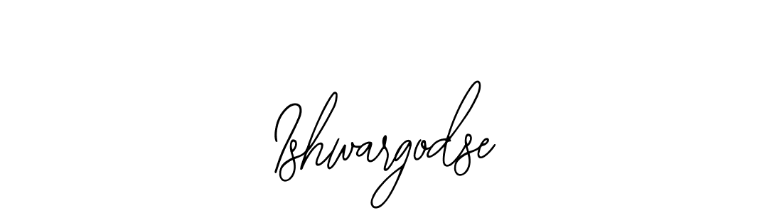 You should practise on your own different ways (Bearetta-2O07w) to write your name (Ishwargodse) in signature. don't let someone else do it for you. Ishwargodse signature style 12 images and pictures png