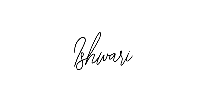 How to make Ishwari name signature. Use Bearetta-2O07w style for creating short signs online. This is the latest handwritten sign. Ishwari signature style 12 images and pictures png