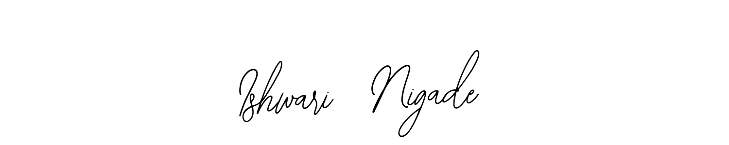 Ishwari  Nigade stylish signature style. Best Handwritten Sign (Bearetta-2O07w) for my name. Handwritten Signature Collection Ideas for my name Ishwari  Nigade. Ishwari  Nigade signature style 12 images and pictures png