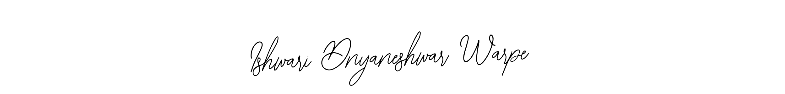 How to make Ishwari Dnyaneshwar Warpe name signature. Use Bearetta-2O07w style for creating short signs online. This is the latest handwritten sign. Ishwari Dnyaneshwar Warpe signature style 12 images and pictures png