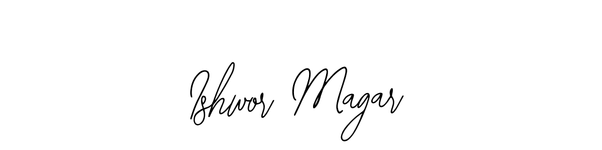 How to Draw Ishwor Magar signature style? Bearetta-2O07w is a latest design signature styles for name Ishwor Magar. Ishwor Magar signature style 12 images and pictures png