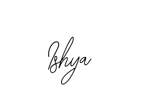 if you are searching for the best signature style for your name Ishya. so please give up your signature search. here we have designed multiple signature styles  using Bearetta-2O07w. Ishya signature style 12 images and pictures png