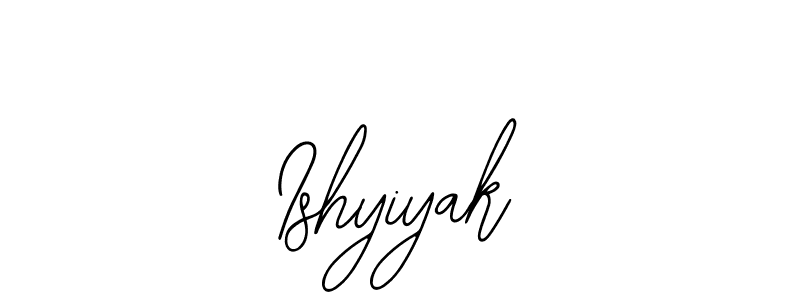 Bearetta-2O07w is a professional signature style that is perfect for those who want to add a touch of class to their signature. It is also a great choice for those who want to make their signature more unique. Get Ishyiyak name to fancy signature for free. Ishyiyak signature style 12 images and pictures png