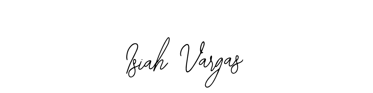 Design your own signature with our free online signature maker. With this signature software, you can create a handwritten (Bearetta-2O07w) signature for name Isiah Vargas. Isiah Vargas signature style 12 images and pictures png