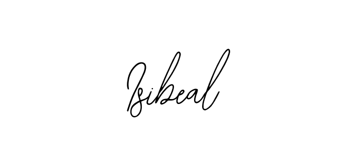How to make Isibeal name signature. Use Bearetta-2O07w style for creating short signs online. This is the latest handwritten sign. Isibeal signature style 12 images and pictures png
