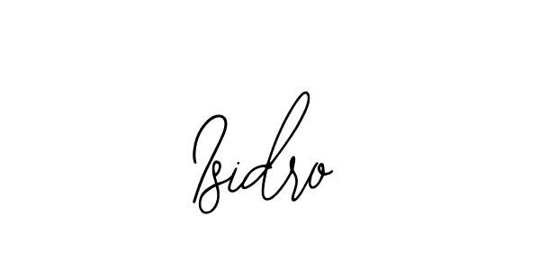 You should practise on your own different ways (Bearetta-2O07w) to write your name (Isidro) in signature. don't let someone else do it for you. Isidro signature style 12 images and pictures png