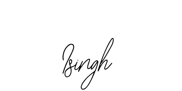 if you are searching for the best signature style for your name Isingh. so please give up your signature search. here we have designed multiple signature styles  using Bearetta-2O07w. Isingh signature style 12 images and pictures png