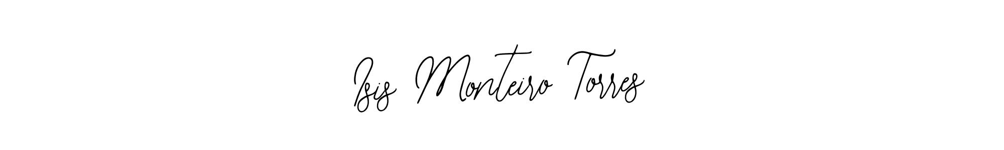 Make a beautiful signature design for name Isis Monteiro Torres. With this signature (Bearetta-2O07w) style, you can create a handwritten signature for free. Isis Monteiro Torres signature style 12 images and pictures png