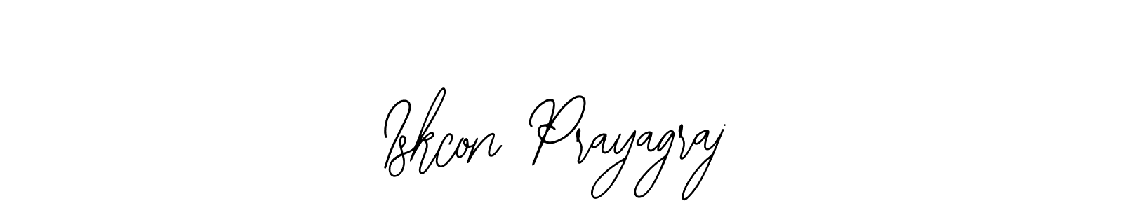 Design your own signature with our free online signature maker. With this signature software, you can create a handwritten (Bearetta-2O07w) signature for name Iskcon Prayagraj. Iskcon Prayagraj signature style 12 images and pictures png