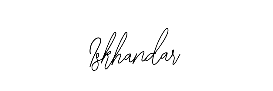 The best way (Bearetta-2O07w) to make a short signature is to pick only two or three words in your name. The name Iskhandar include a total of six letters. For converting this name. Iskhandar signature style 12 images and pictures png