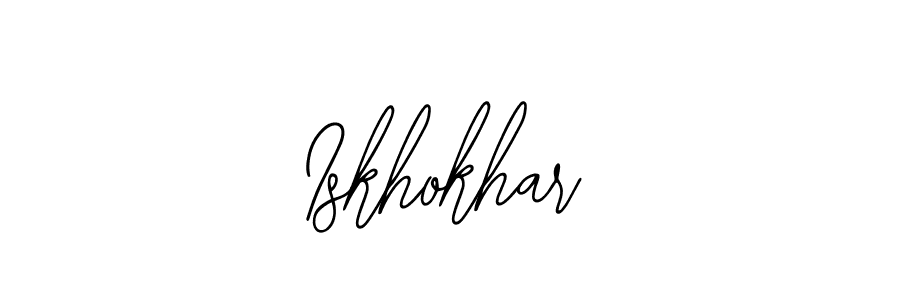 Here are the top 10 professional signature styles for the name Iskhokhar. These are the best autograph styles you can use for your name. Iskhokhar signature style 12 images and pictures png