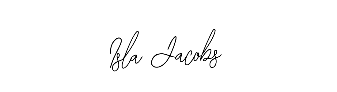 You should practise on your own different ways (Bearetta-2O07w) to write your name (Isla Jacobs) in signature. don't let someone else do it for you. Isla Jacobs signature style 12 images and pictures png