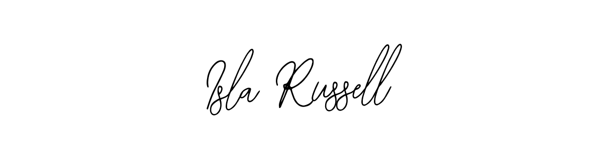 The best way (Bearetta-2O07w) to make a short signature is to pick only two or three words in your name. The name Isla Russell include a total of six letters. For converting this name. Isla Russell signature style 12 images and pictures png