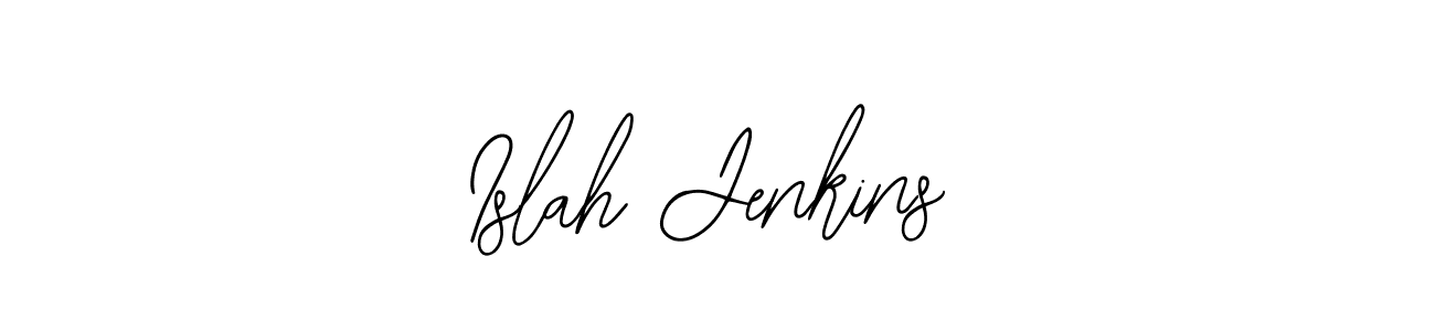 Islah Jenkins stylish signature style. Best Handwritten Sign (Bearetta-2O07w) for my name. Handwritten Signature Collection Ideas for my name Islah Jenkins. Islah Jenkins signature style 12 images and pictures png