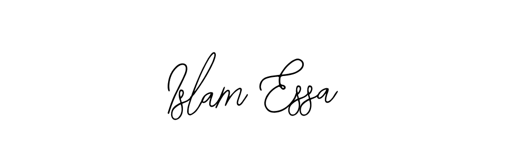 Bearetta-2O07w is a professional signature style that is perfect for those who want to add a touch of class to their signature. It is also a great choice for those who want to make their signature more unique. Get Islam Essa name to fancy signature for free. Islam Essa signature style 12 images and pictures png