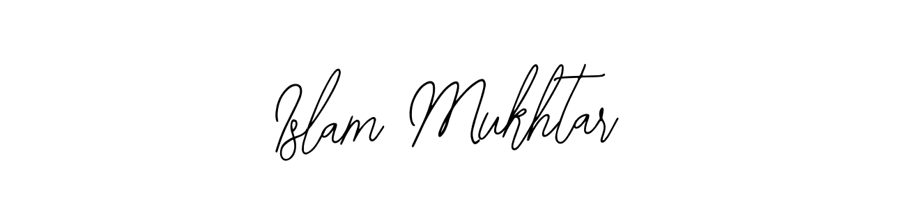 How to Draw Islam Mukhtar signature style? Bearetta-2O07w is a latest design signature styles for name Islam Mukhtar. Islam Mukhtar signature style 12 images and pictures png
