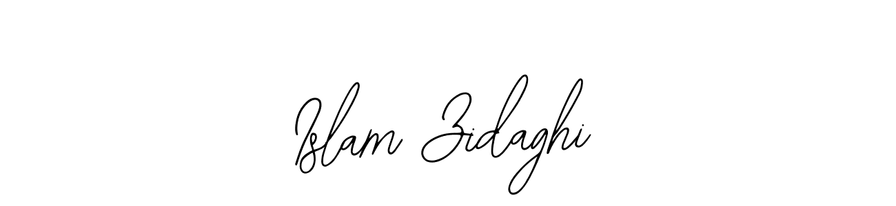 Make a beautiful signature design for name Islam Zidaghi. With this signature (Bearetta-2O07w) style, you can create a handwritten signature for free. Islam Zidaghi signature style 12 images and pictures png