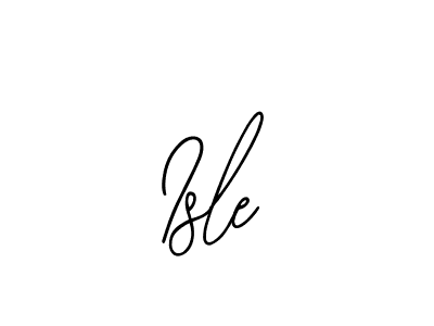 Use a signature maker to create a handwritten signature online. With this signature software, you can design (Bearetta-2O07w) your own signature for name Isle. Isle signature style 12 images and pictures png