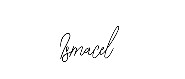 You should practise on your own different ways (Bearetta-2O07w) to write your name (Ismacel) in signature. don't let someone else do it for you. Ismacel signature style 12 images and pictures png