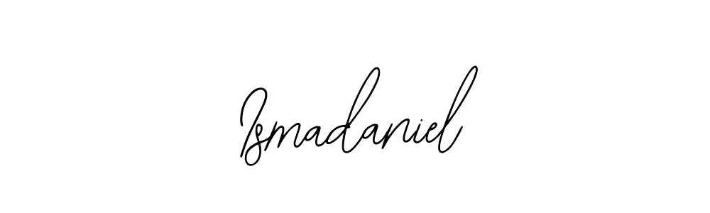 How to make Ismadaniel name signature. Use Bearetta-2O07w style for creating short signs online. This is the latest handwritten sign. Ismadaniel signature style 12 images and pictures png