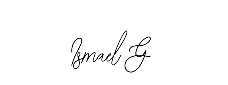 How to Draw Ismael G signature style? Bearetta-2O07w is a latest design signature styles for name Ismael G. Ismael G signature style 12 images and pictures png