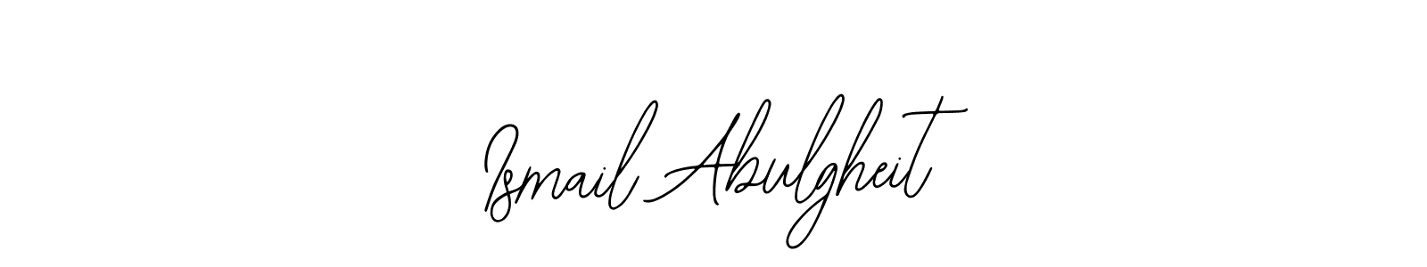 Also You can easily find your signature by using the search form. We will create Ismail Abulgheit name handwritten signature images for you free of cost using Bearetta-2O07w sign style. Ismail Abulgheit signature style 12 images and pictures png