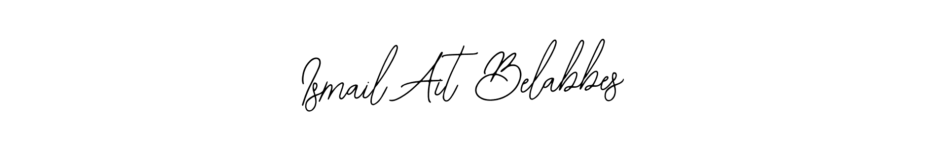 Similarly Bearetta-2O07w is the best handwritten signature design. Signature creator online .You can use it as an online autograph creator for name Ismail Ait Belabbes. Ismail Ait Belabbes signature style 12 images and pictures png