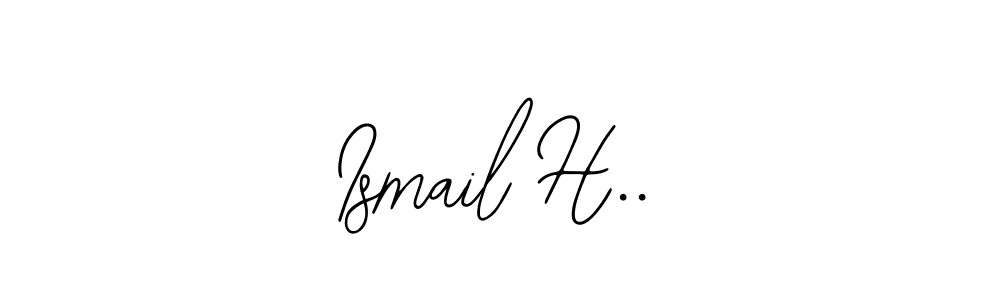 You can use this online signature creator to create a handwritten signature for the name Ismail H... This is the best online autograph maker. Ismail H.. signature style 12 images and pictures png