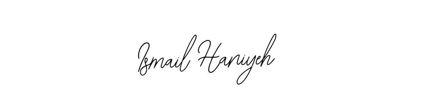 The best way (Bearetta-2O07w) to make a short signature is to pick only two or three words in your name. The name Ismail Haniyeh include a total of six letters. For converting this name. Ismail Haniyeh signature style 12 images and pictures png