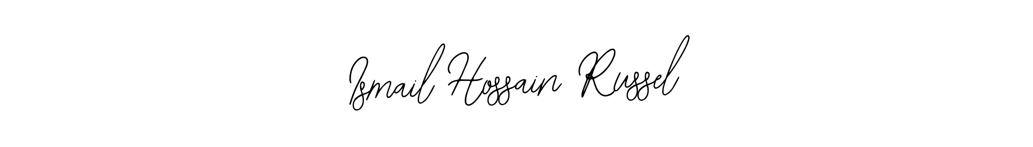 Create a beautiful signature design for name Ismail Hossain Russel. With this signature (Bearetta-2O07w) fonts, you can make a handwritten signature for free. Ismail Hossain Russel signature style 12 images and pictures png