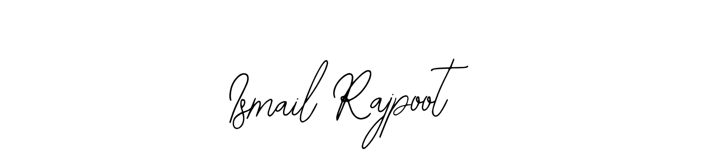 Use a signature maker to create a handwritten signature online. With this signature software, you can design (Bearetta-2O07w) your own signature for name Ismail Rajpoot. Ismail Rajpoot signature style 12 images and pictures png