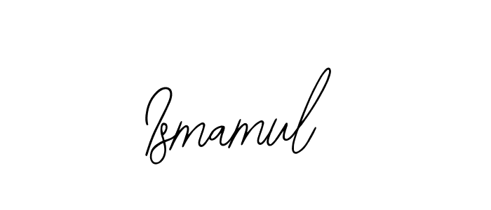 How to make Ismamul signature? Bearetta-2O07w is a professional autograph style. Create handwritten signature for Ismamul name. Ismamul signature style 12 images and pictures png